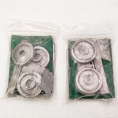 Due serie di ruote treno di rotolamento panzer III tedesco in metallo 1/16