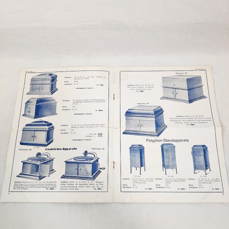 P. Bretschneider & Co Listino 5 Sprechapparate Polyphon