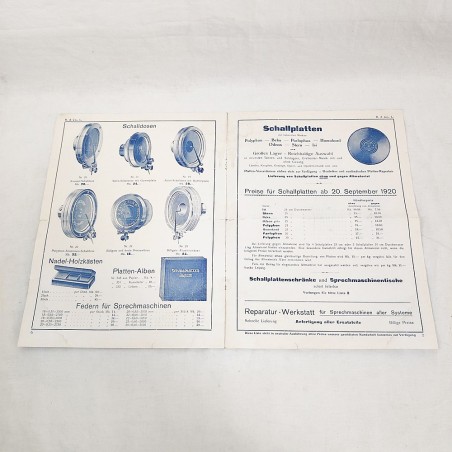 P. Bretschneider & Co Listino 5 Sprechapparate Polyphon