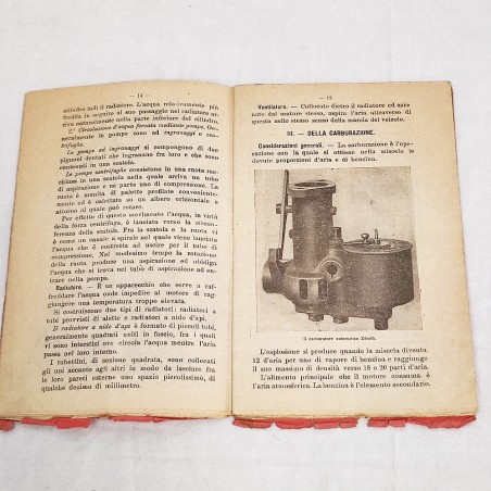 Manuale per diventare Chauffeur Prof. A. Seniga anno 1913 discreto