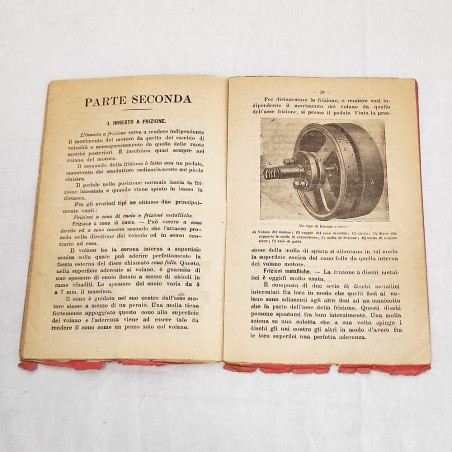 Manuale per diventare Chauffeur Prof. A. Seniga anno 1913 discreto
