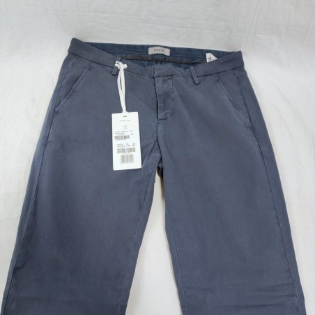 Dondup pantalone uomo Gaubert in cotone colore blu nuovo tg 32