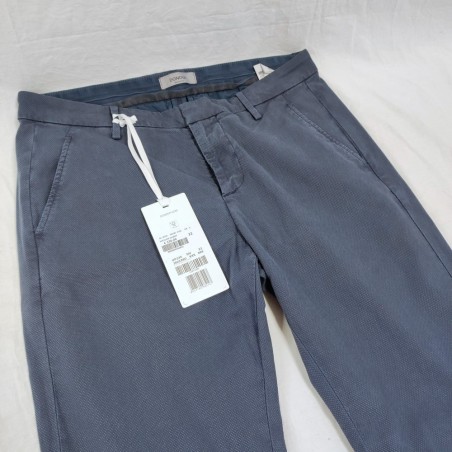 Dondup pantalone uomo Gaubert in cotone colore blu nuovo tg 32
