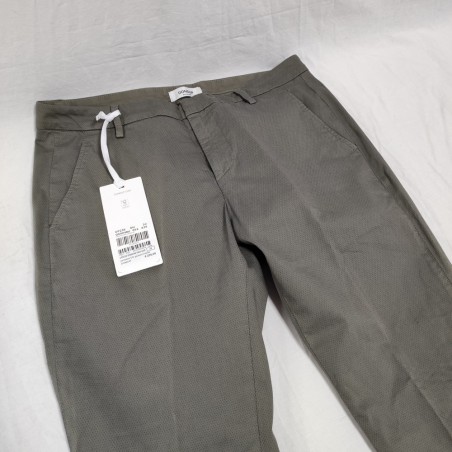 Dondup pantalone uomo Gaubert in cotone colore marrone nuovo tg 32