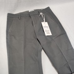 Dondup pantalone uomo Gaubert in cotone colore creta nuovo tg 32