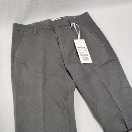 Dondup pantalone uomo Gaubert in cotone colore creta nuovo tg 32