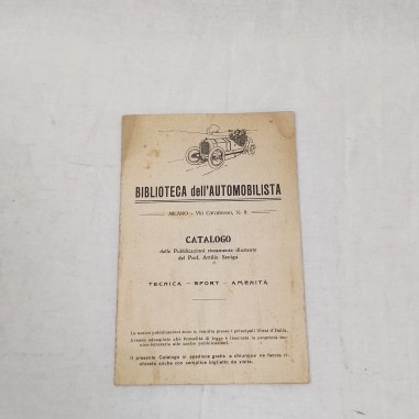 Biblioteca dell'Automobilista Catalogo delle pubblicazioni … Attilio Seniga