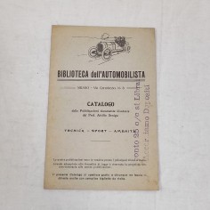 Biblioteca dell'Automobilista Catalogo delle pubblicazioni Prof. Attilio Seniga