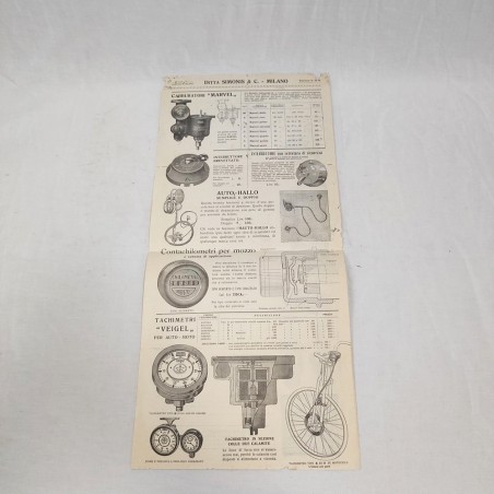 Ditta Simons Milano  Litino n° 73 anno 1914 Magneto MEA Corazzato