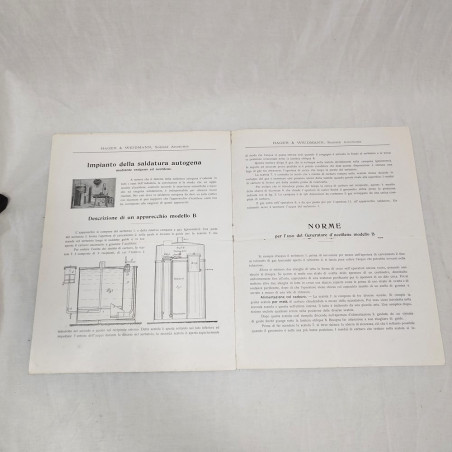 Hager & Waidemann catalogo impianti saldatura autogena