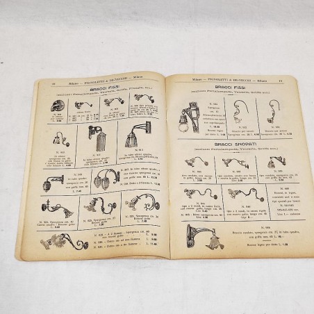 Catalogo illustrato Materiale Elettrico Pignoletti & De Vecchi 1914-1915