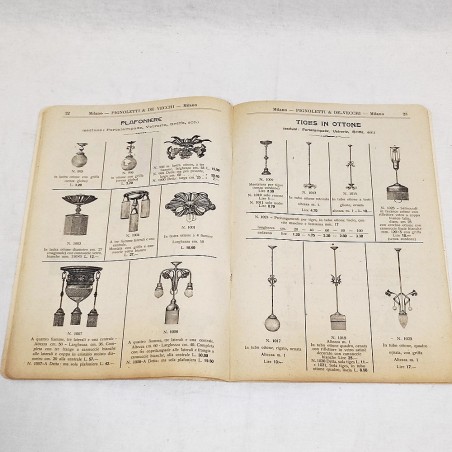 Catalogo illustrato Materiale Elettrico Pignoletti & De Vecchi 1914-1915