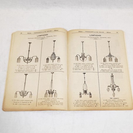 Catalogo illustrato Materiale Elettrico Pignoletti & De Vecchi 1914-1915