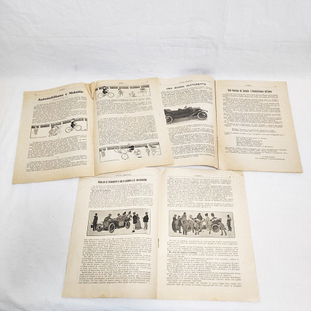 lotto di 3 Bollettini ERMES Genova Settembre Dicembre 1912 Marzo 1913