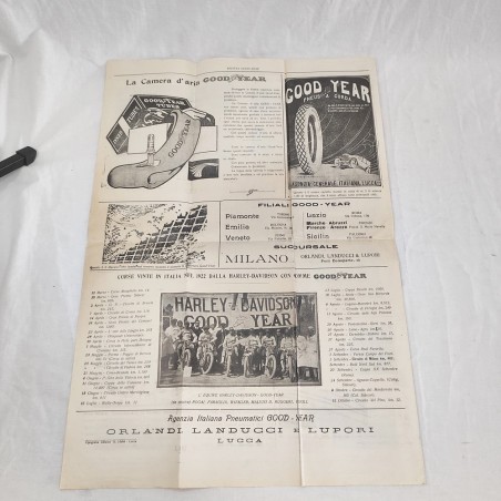 Pneumatici Good Year Product Buletin  Lucca 15 febbraio 1923