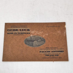 Gebr. Luck Suhl in Turingia Fabbrica fucili da caccia Catalogo prodotti anni 20