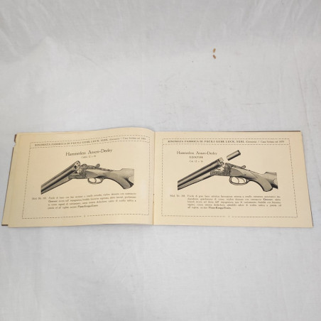 Gebr. Luck Suhl in Turingia Fabbrica fucili da caccia Catalogo prodotti anni 20