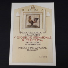 Diploma partecipazione esposizione internazionale di pollicultura 1933