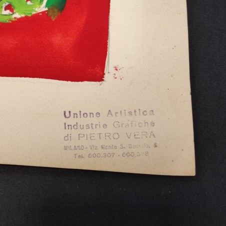 Bozzetto originale Serafino Campi diserbante Doricide - Pietro Vera Milano