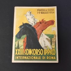 Programma XXIII concorso Ippico internazionale Roma 1-9 maggio 1954