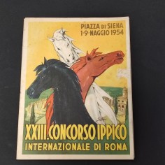 Programma XXIII concorso Ippico internazionale Roma 1-9 maggio 1954 2