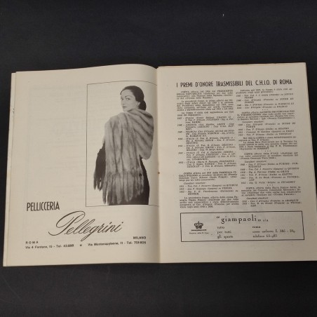 Programma XXIII concorso Ippico internazionale Roma 1-9 maggio 1954