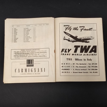 Programma XXIII concorso Ippico internazionale Roma 1-9 maggio 1954
