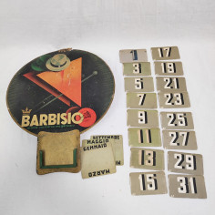 Barbisio calendario periodico da parte in cartone rigido anno 1938 2