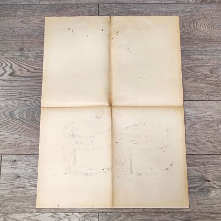 Manifesto fabbrica colori e inchiostri da stampa Dott. Renzo Cova Milano 1949