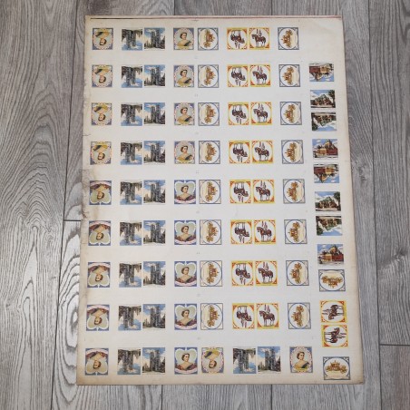 Foglio stampa confezioni cerini Souvenir coronation June 2 1953