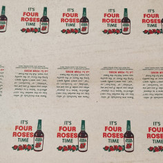 Four Roses cartoncino stampato per realizzare scatole di fiammiferi 2
