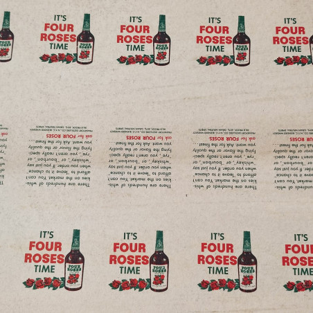 Four Roses cartoncino stampato per realizzare scatole di fiammiferi