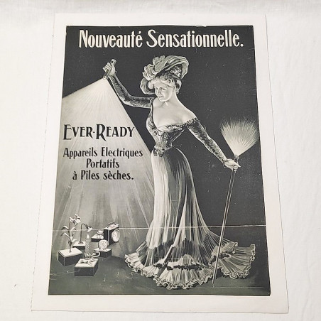 Poster Ever-Ready Appareil Electriques Portatifs a Piles seches