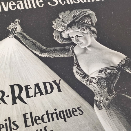 Poster Ever-Ready Appareil Electriques Portatifs a Piles seches