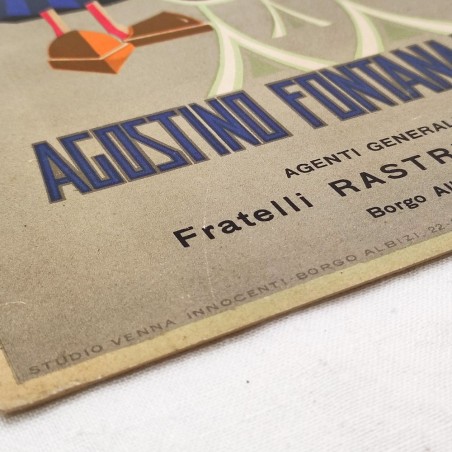 Poster vetrina Superna Calzature e sandali Agostino Fontana Vigevano