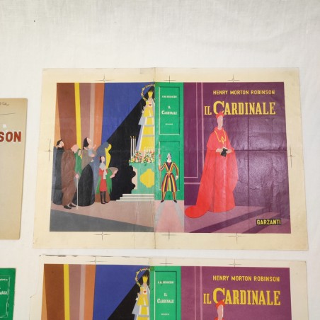 Bozzetti e prove di stampa Il Cardinale Henry Morton Robinson Garzanti
