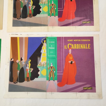 Bozzetti e prove di stampa Il Cardinale Henry Morton Robinson Garzanti