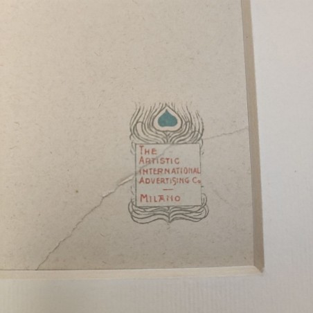 Diploma Società Italiana Albergatori - Riccardo Galli 1908