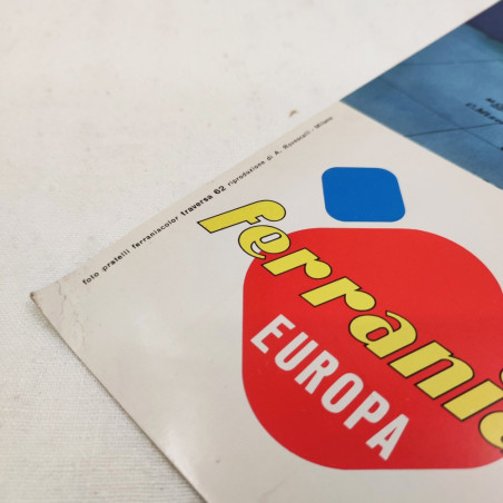 Poster pubblicitario FERRANIA Ferraniacolor testo in spagnolo 1962