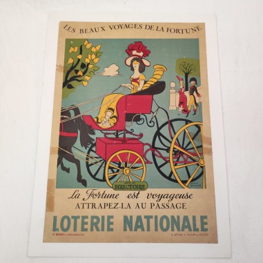 Loterie Nationale Le Beaux Voyage de la Fortune 1959 Lucien Boucher