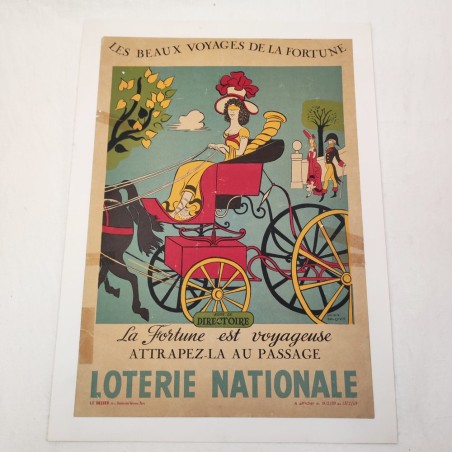 Loterie Nationale Le Beaux Voyage de la Fortune 1959 Lucien Boucher