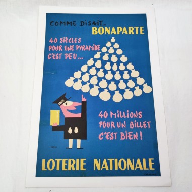 Loterie Nationale Comme disait Bonaparte 40 siecles pour une pyramide … - Grove