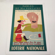 Loterie Nationale Fables de ma Montaine Le pecheur et les Petit Millions - Grove