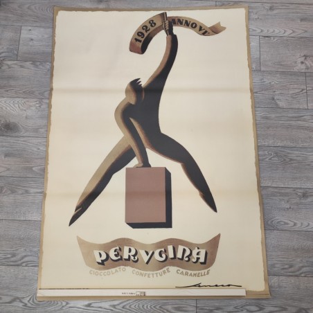 Perugina - Federico Senaca poster stampa litografica