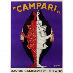 Leonetto Cappiello poster Davide Campari stampa litografica