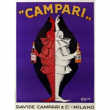 Leonetto Cappiello poster Davide Campari stampa litografica