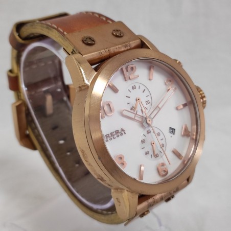 Orologio polso uomo BRERA Ab05 cassa acciaio colore oro rosa usato
