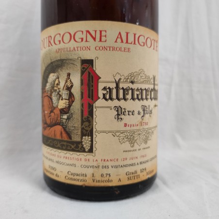 Bottiglia Bourgogne Aligote Patriarche Pere e Fils anno 1967 - 75 cl