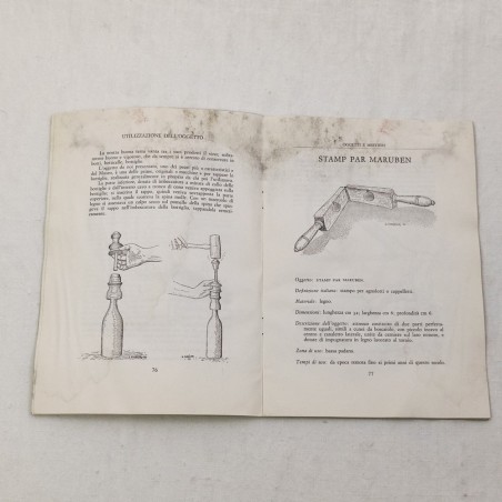 Libretto Oggetti e Mestieri Catalogo n° 4 1987 Museo Etnografico del Po