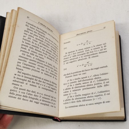 L'obbiettivo fotografico Manuale Hoepli 1930 Prof. Dott. Argentieri